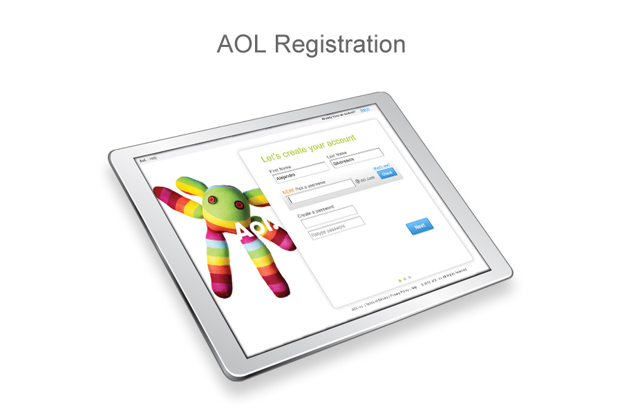 AOL Registration